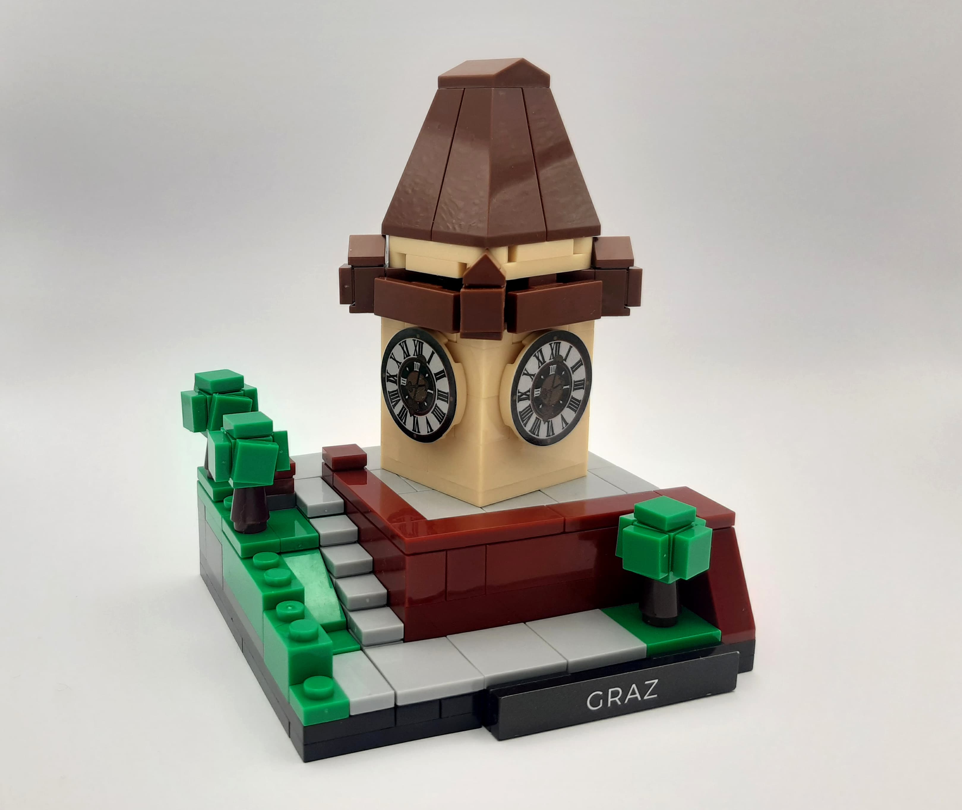 MEMORENGA Graz Uhrturm - Klemmbausteinmodell