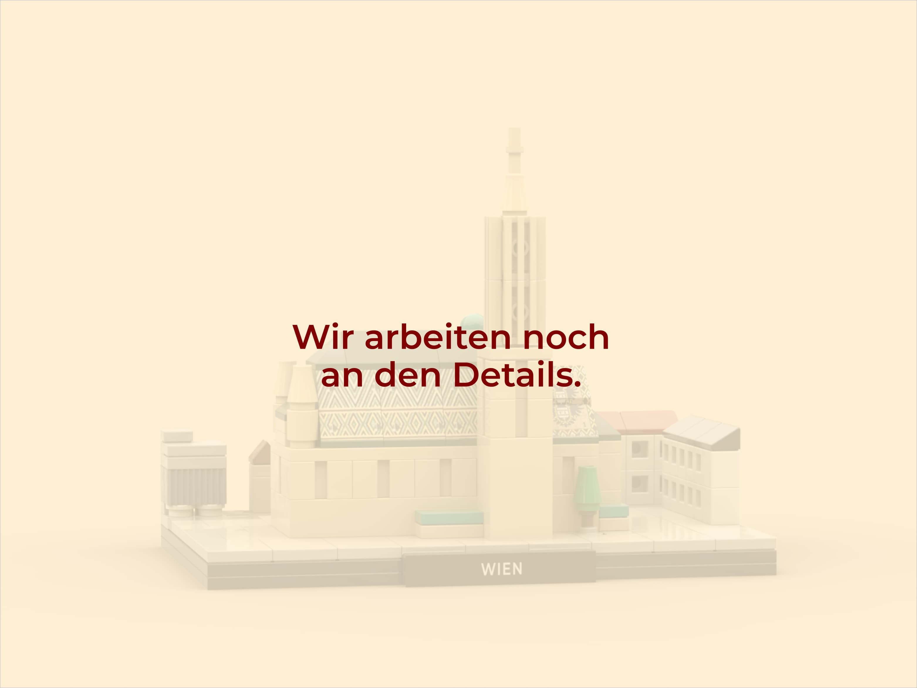 Bausteinmodell des Stephansdoms in Wien